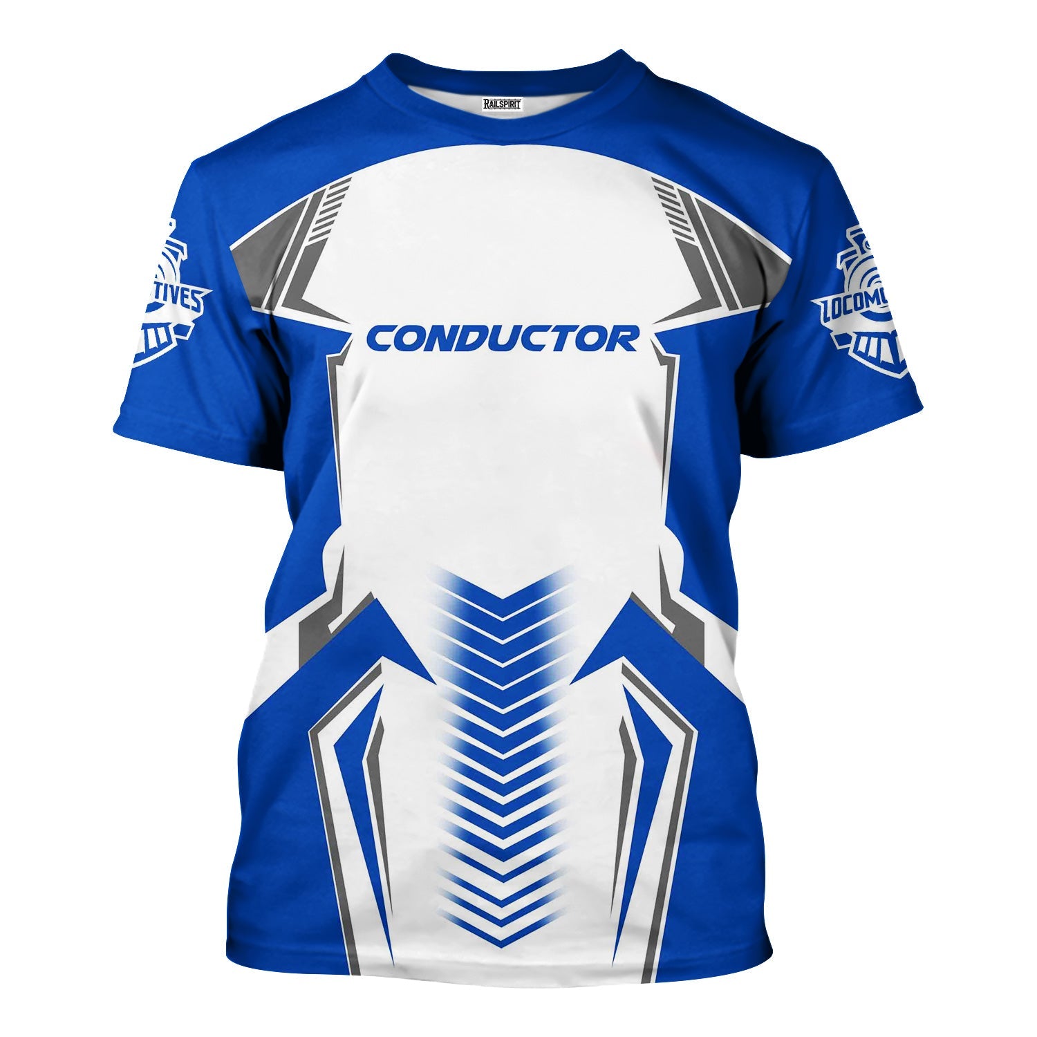 Railspirit Personalized Conrail Railroad T-Shirt Standout Style with Custom Position Train Shirt