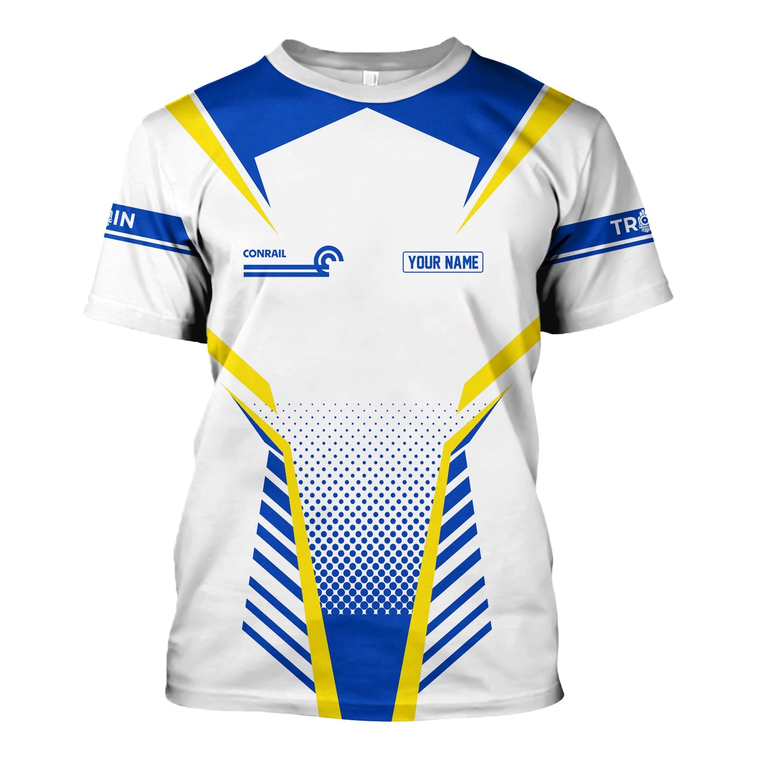 Railspirit Personalized Conrail Railroad T Shirt Unisex Train Shirt All Over Print