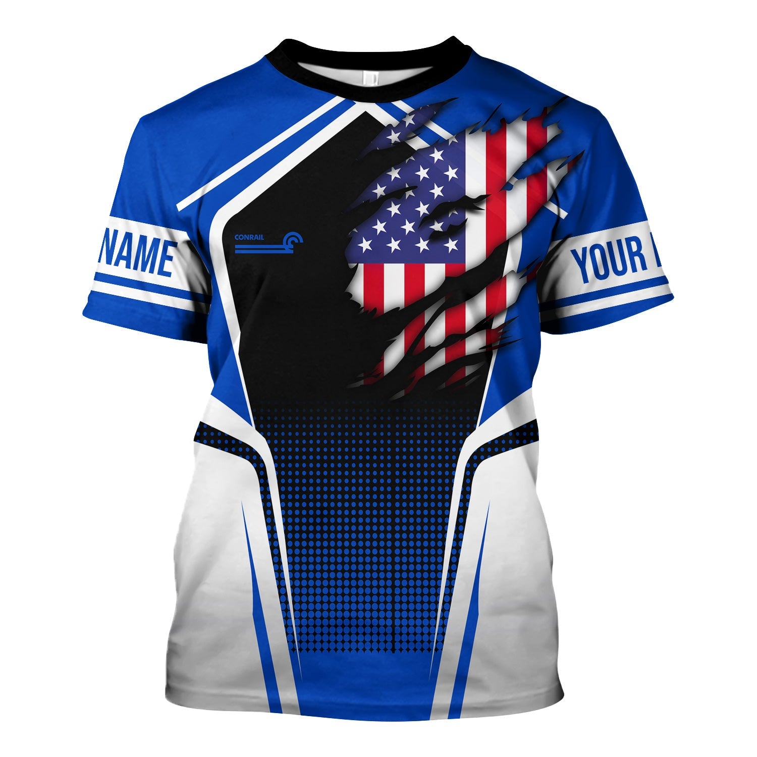 Railspirit Personalized Conrail Railroad T Shirt American Eagle Vintage Train Shirt