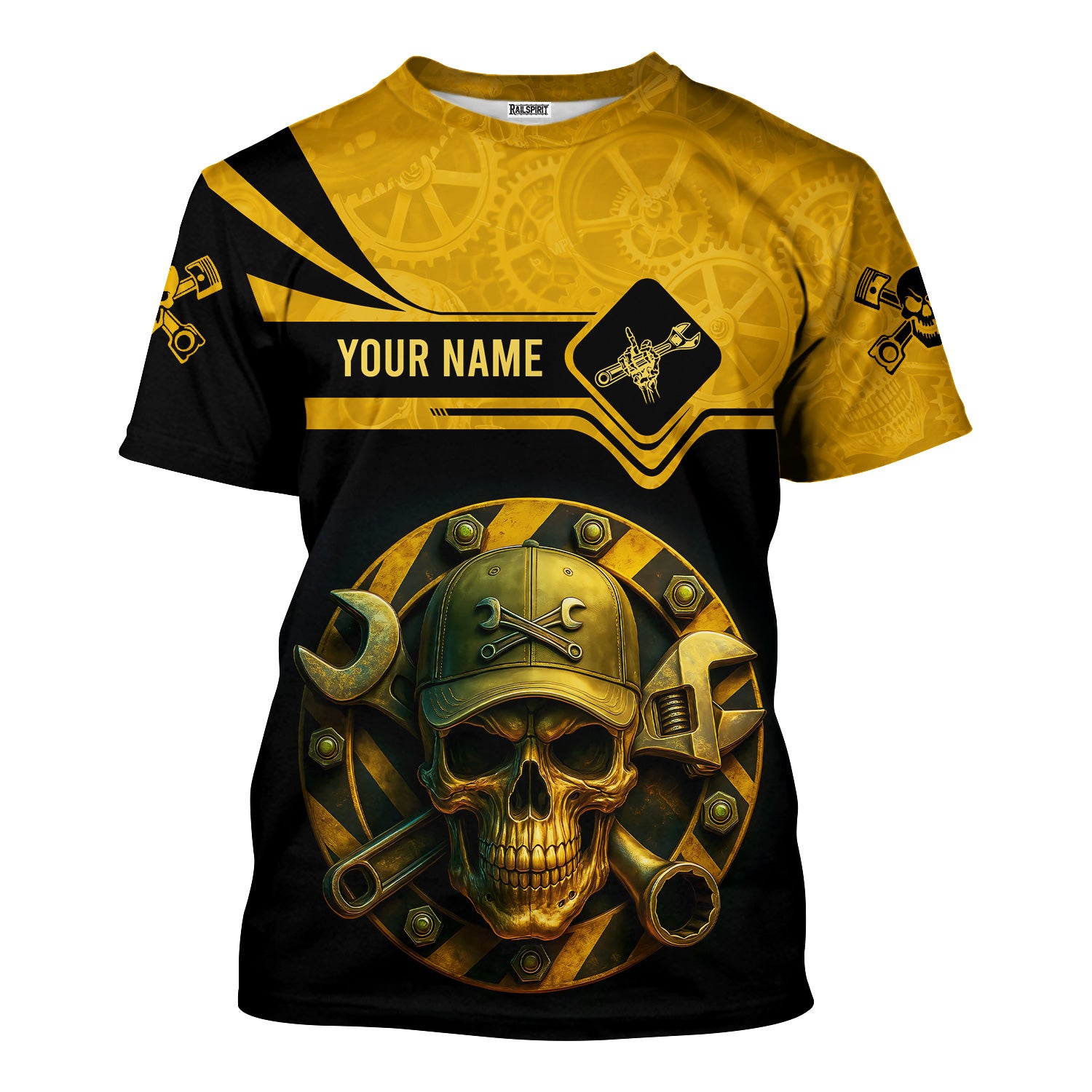 Personalized T-Shirt Warning Grumpy Moody Sarcastic Unpredictable Unmedicated Mechanic Annoy At Your Own Risk Shirt