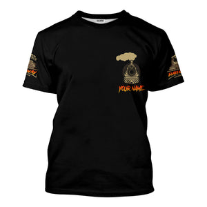Railspirit Personalized Train T-Shirt I Am A Trainaholic On The Road To Recovery Just Kidding I'm On My Way To Get More Trains Shirt