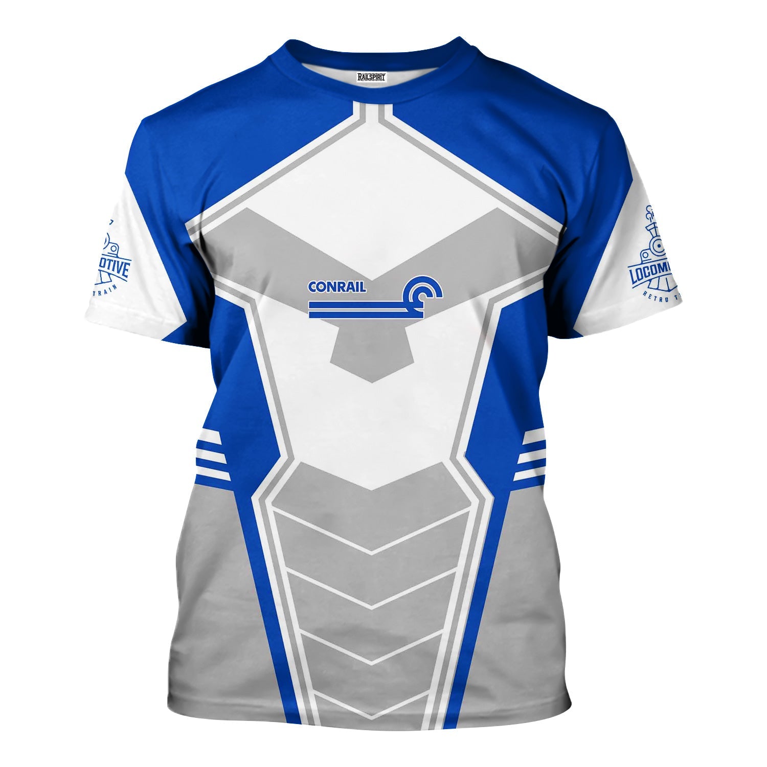 Railspirit Personalized Conrail Railroad T-Shirt Engine-Inspired Style Train Shirt for Railroad Fanatic