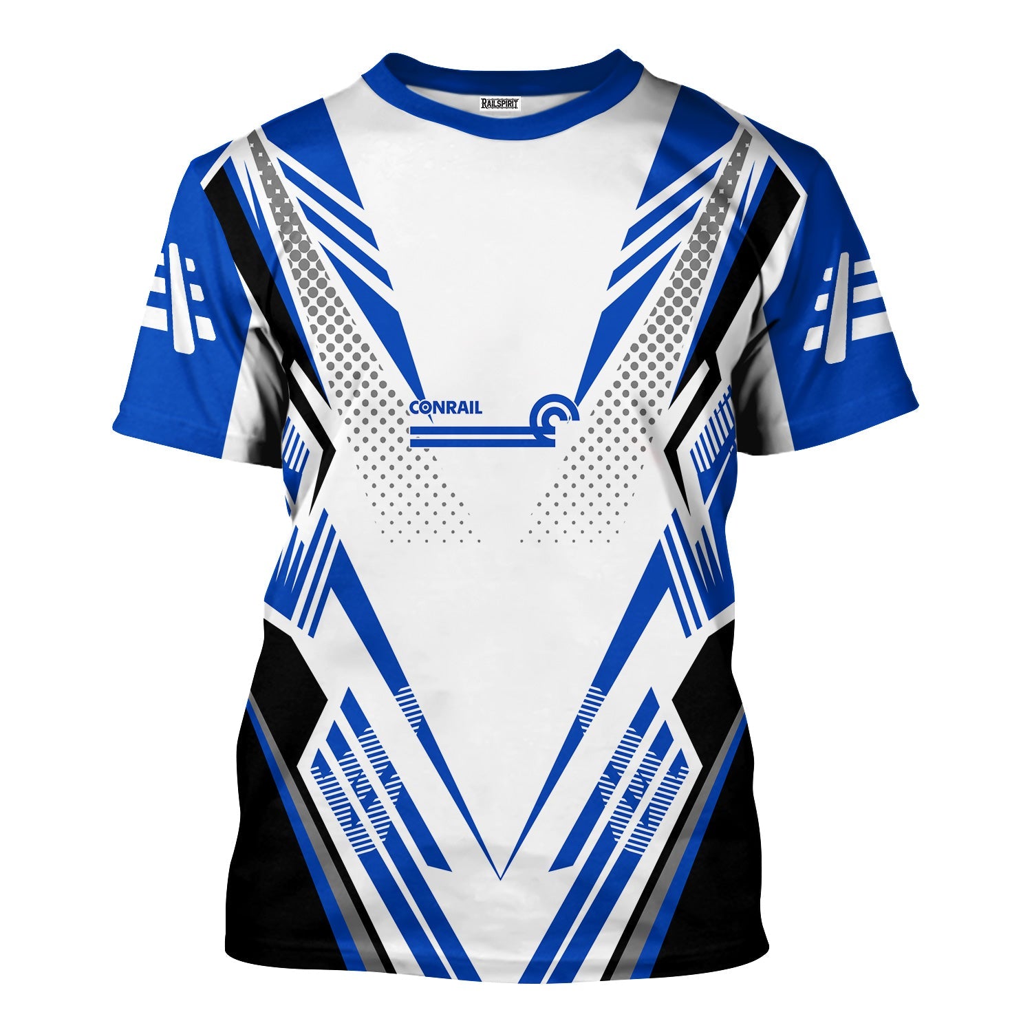 Railspirit Personalized Conrail Railroad T-Shirt Railroad Tribute Design Train Shirt for Train Lovers