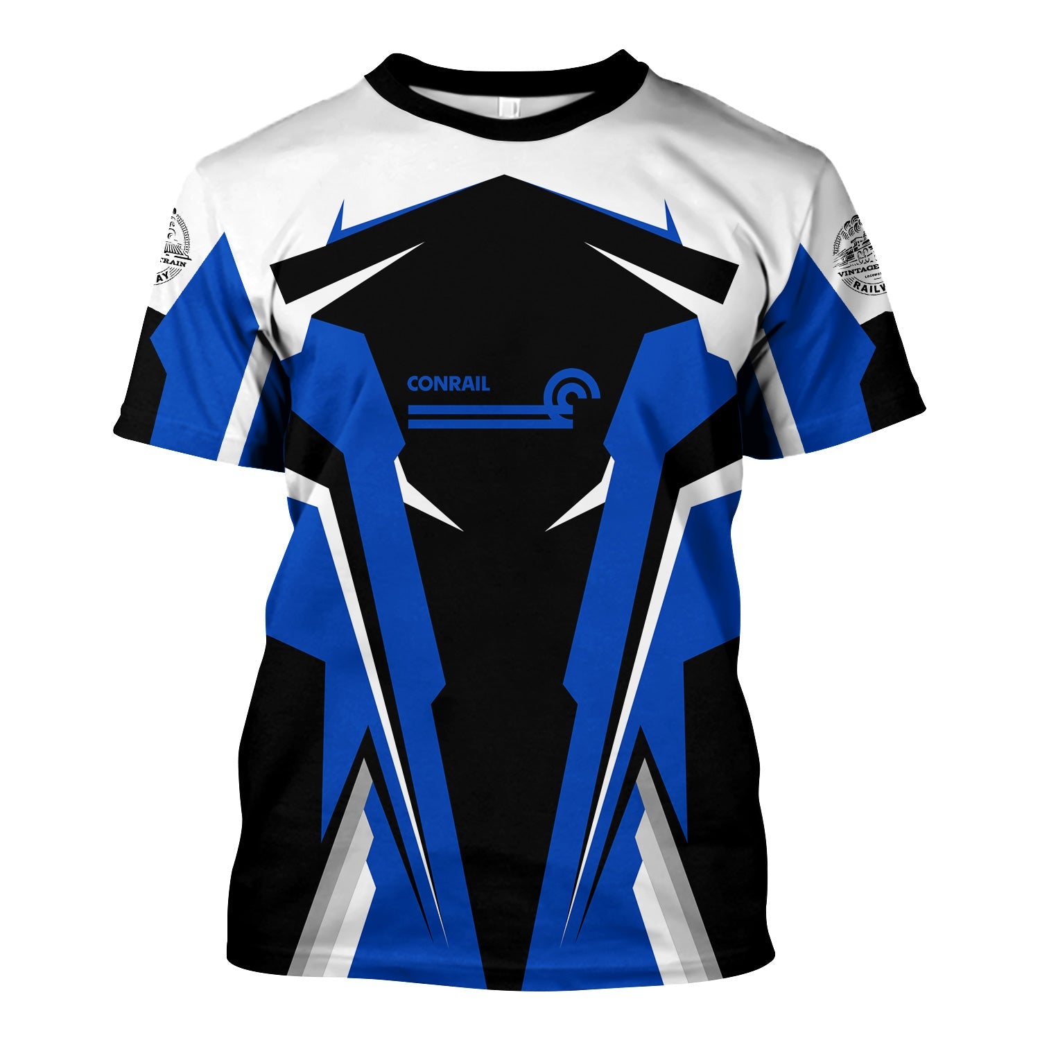 Railspirit Personalized Conrail Railroad T Shirt Strong Line Style Train Unisex Shirt All Over Print