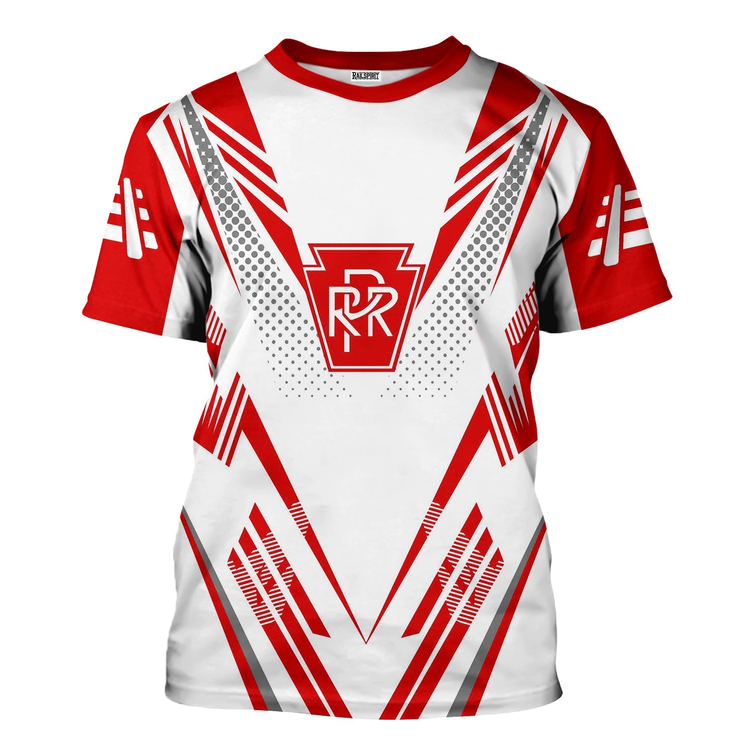 Railspirit Personalized Pennsylvania Railroad T-Shirt Railroad Tribute Design Train Shirt for Train Lovers