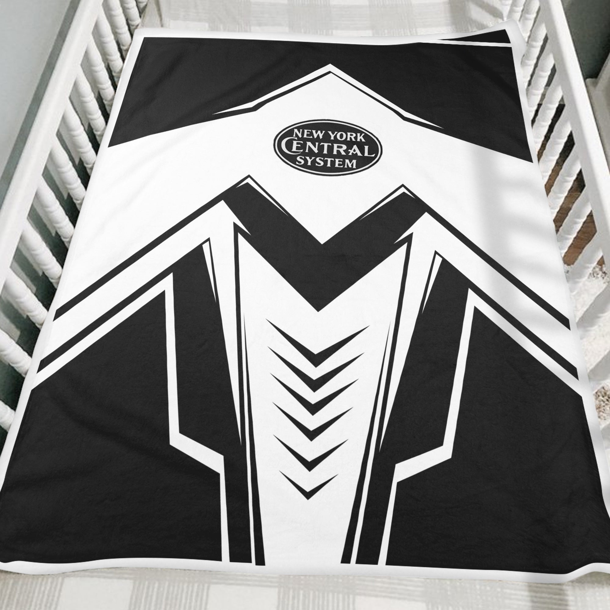 Railspirit New York Central Railroad Blanket Railway Trainspotter Style Blanket Gift Idea For Foamers