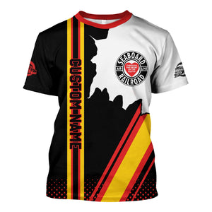 Railspirit Personalized Seaboard Air Line Railroad T-Shirt All Over Printed Unisex Shirt