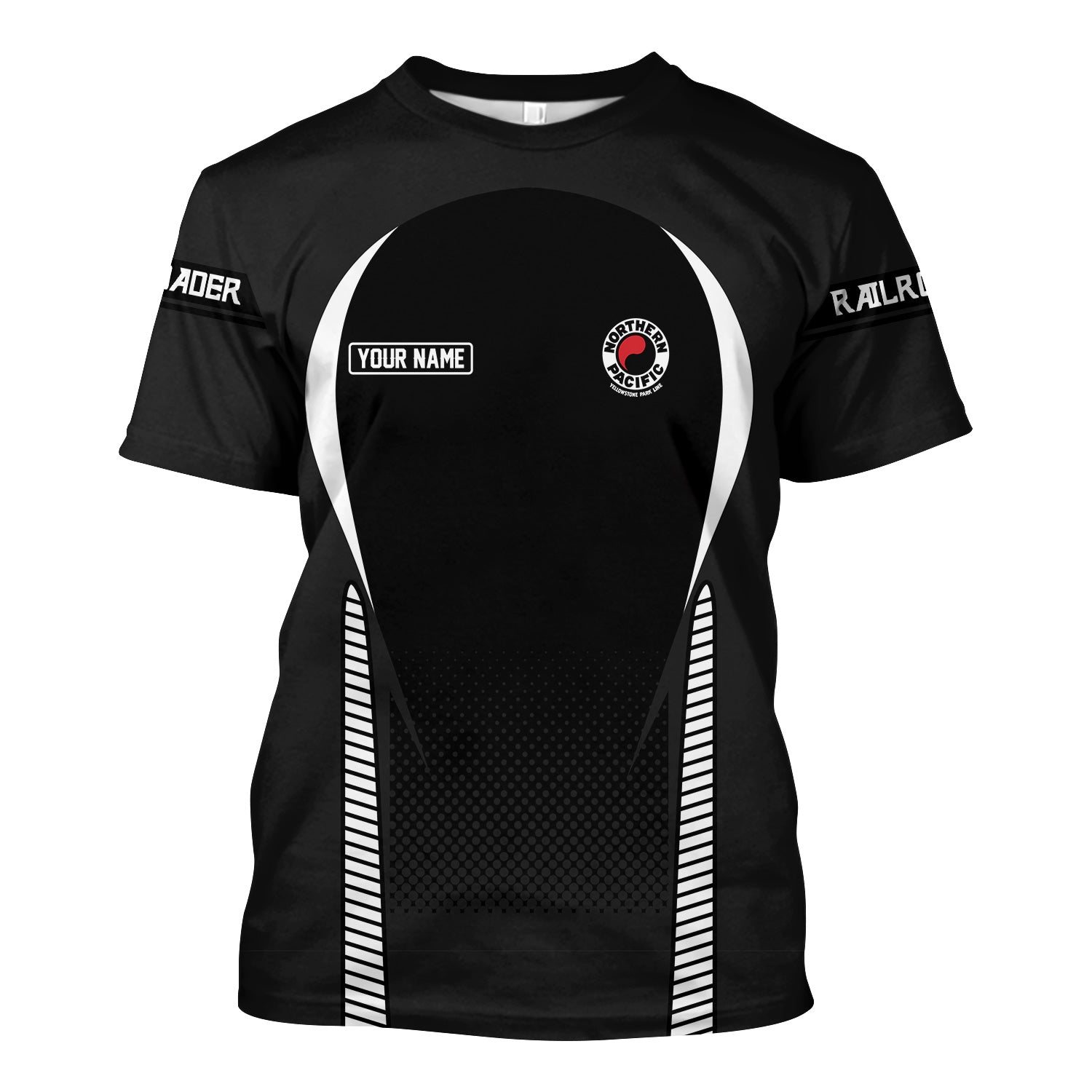 Railspirit Personalized Northern Pacific Railway T Shirt Stress Is Caused By Not Having Enough Trains Shirt All Over Print