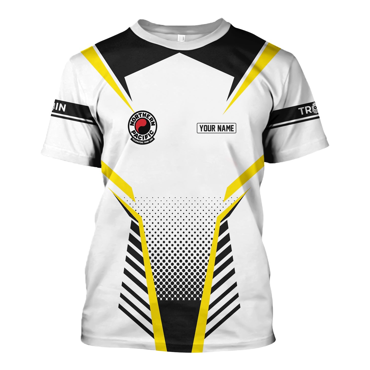 Railspirit Personalized Northern Pacific Railway T Shirt Unisex Train Shirt All Over Print