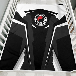 Railspirit Personalized Northern Pacific Railway Blanket Strong Line Train Blanket Gift Idea For Train Lover