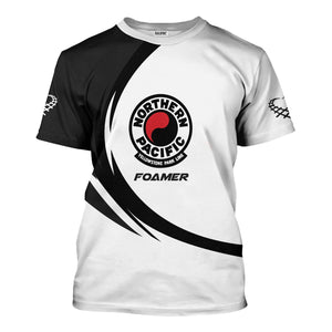 Railspirit Personalized Northern Pacific Railway T-Shirt Unique Graphic Style Shirt For Train Enthusiasts