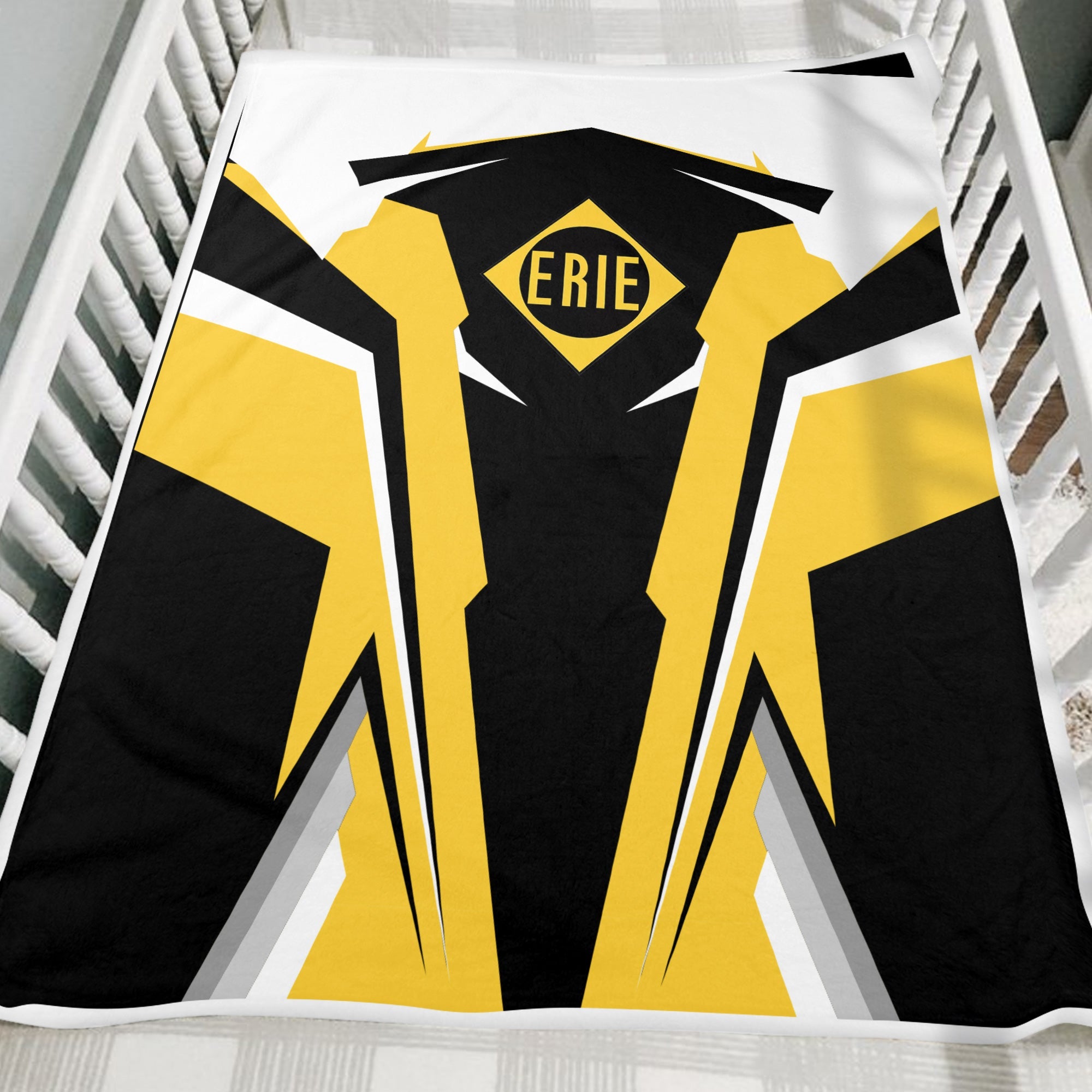 Railspirit Personalized Erie Railroad Blanket Strong Line Train Blanket Gift Idea For Train Lover