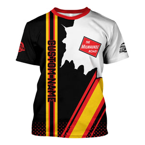 Railspirit Personalized Chicago, Milwaukee, St. Paul and Pacific Railroad T-Shirt Milwaukee Road All Over Printed Unisex Shirt