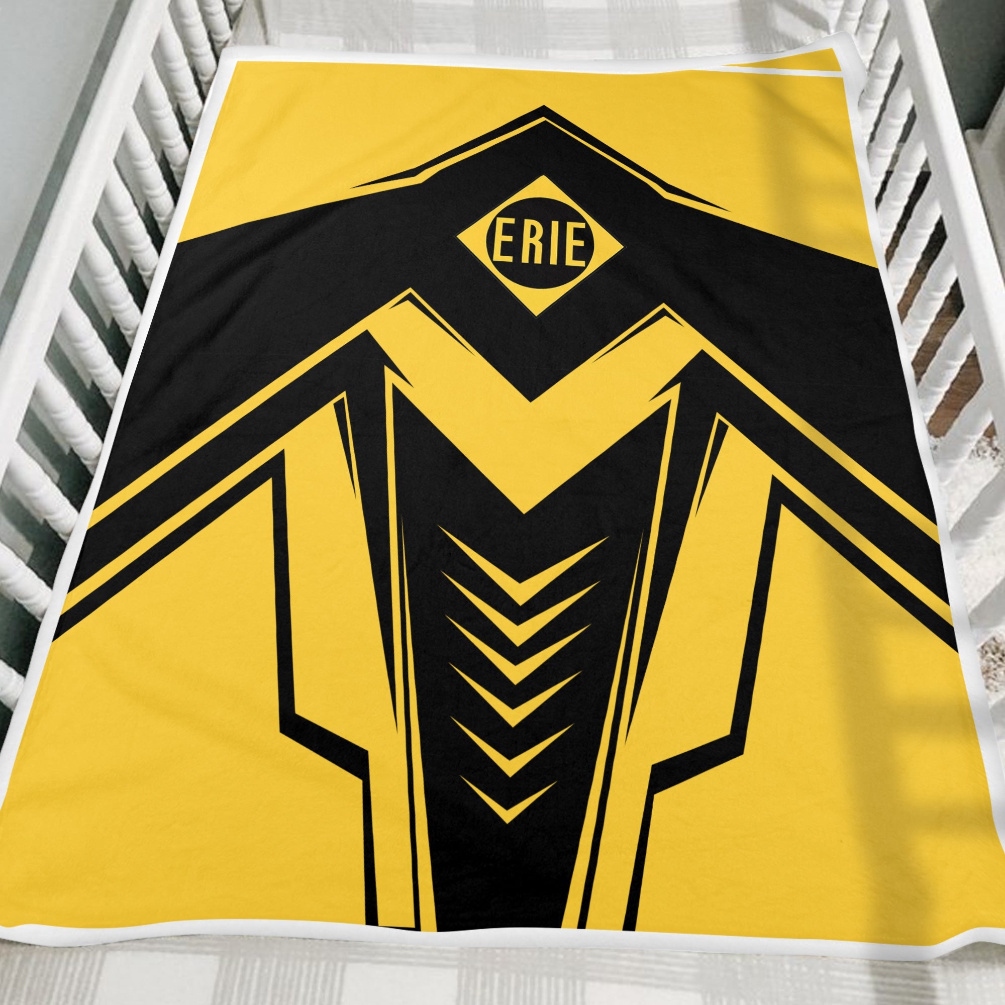 Railspirit Erie Railroad Blanket Railway Trainspotter Style Blanket Gift Idea For Foamers