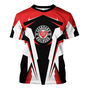 Railspirit Personalized Seaboard Air Line Railroad T Shirt Strong Line Style Train Unisex Shirt All Over Print