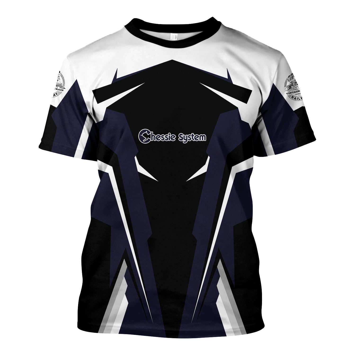 Railspirit Personalized Chessie System Railroad T Shirt Strong Line Style Train Unisex Shirt All Over Print