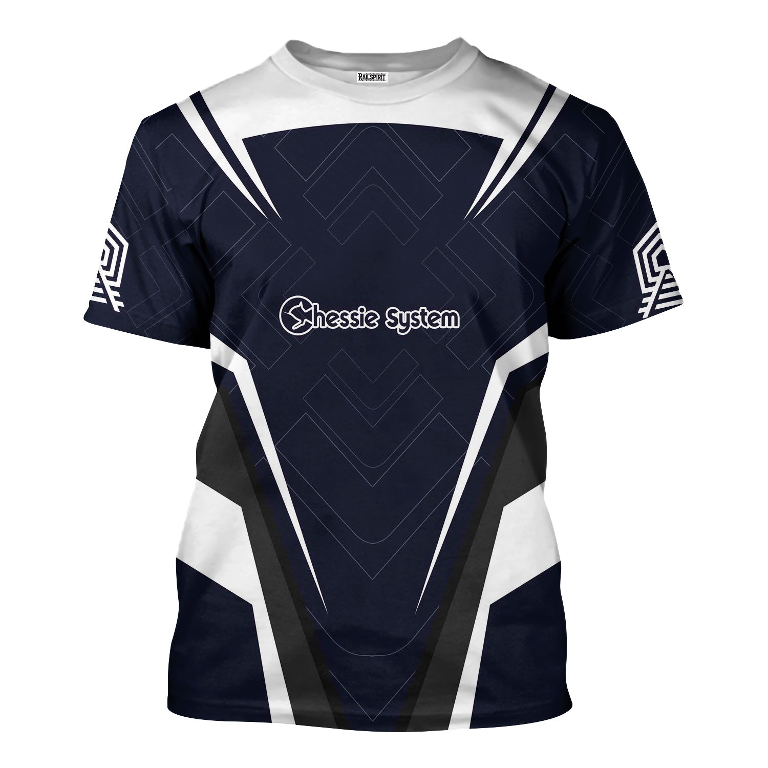 Railspirit Personalized Chessie System Railroad T-Shirt Railway Inspired Apparel Train Shirt for Train Lovers