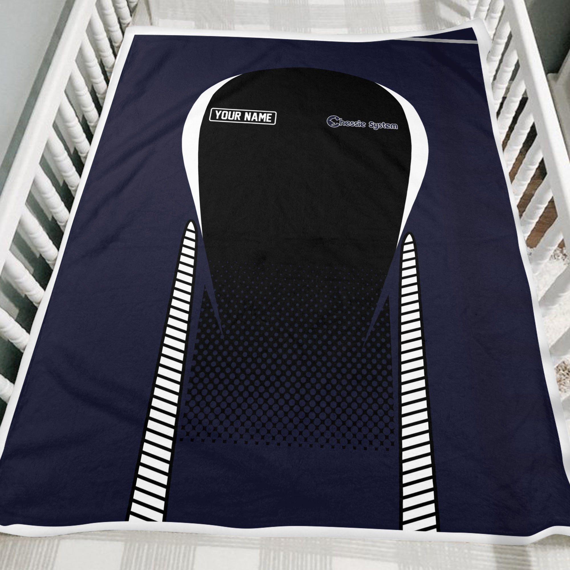 Railspirit Personalized Chessie System Railroad Blanket Train Blanket Gift Idea For Train Lover