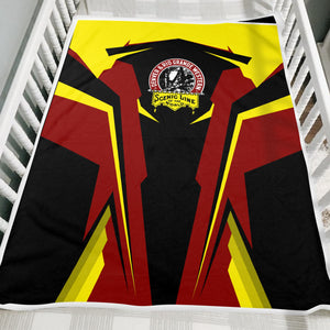 Railspirit Personalized Denver and Rio Grande Western Railroad Blanket Strong Line Train Blanket Gift Idea For Train Lover