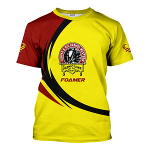 Railspirit Personalized Denver and Rio Grande Western Railroad T-Shirt Unique Graphic Style Shirt For Train Enthusiasts