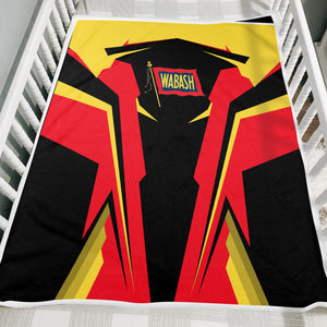 Railspirit Personalized Wabash Railroad Blanket Strong Line Train Blanket Gift Idea For Train Lover