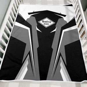 Railspirit Personalized Reading Railroad Blanket Strong Line Train Blanket Gift Idea For Train Lover