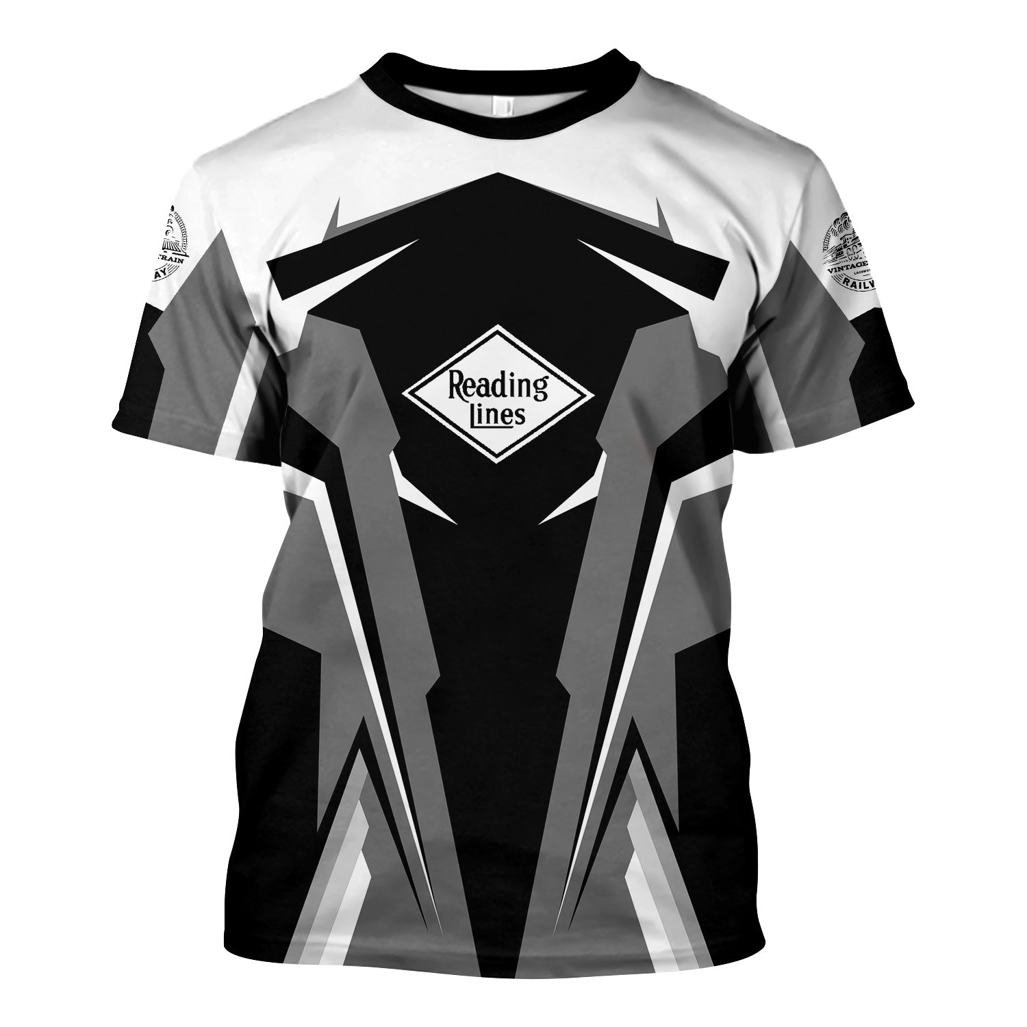 Railspirit Personalized Reading Railroad T Shirt Strong Line Style Train Unisex Shirt All Over Print