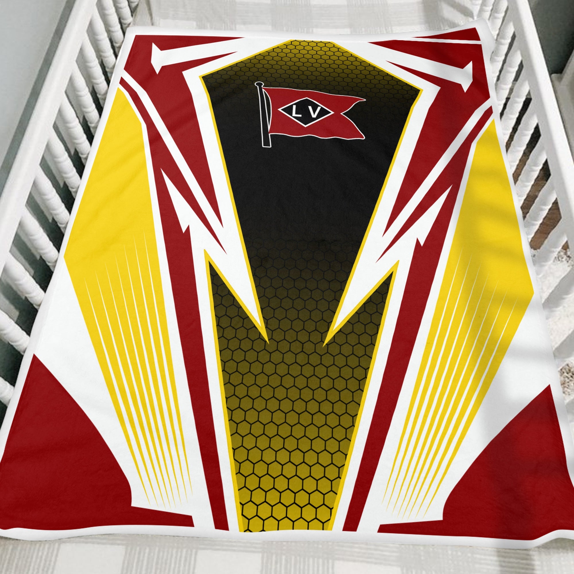 Railspirit Lehigh Valley Railroad Blanket Lightning Graphic Style Blanket Gift Idea For Train Lover