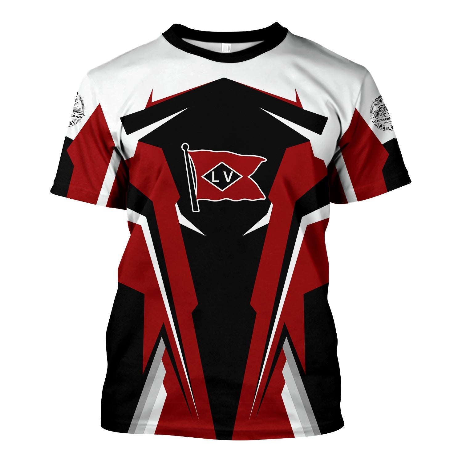 Railspirit Personalized Lehigh Valley Railroad T Shirt Strong Line Style Train Unisex Shirt All Over Print