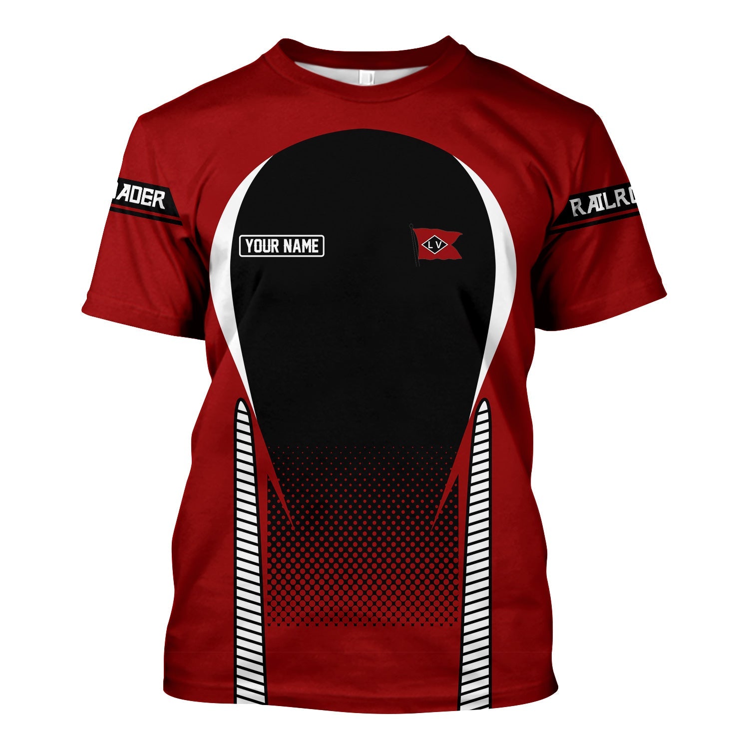 Railspirit Personalized Lehigh Valley Railroad T Shirt Stress Is Caused By Not Having Enough Trains Shirt All Over Print