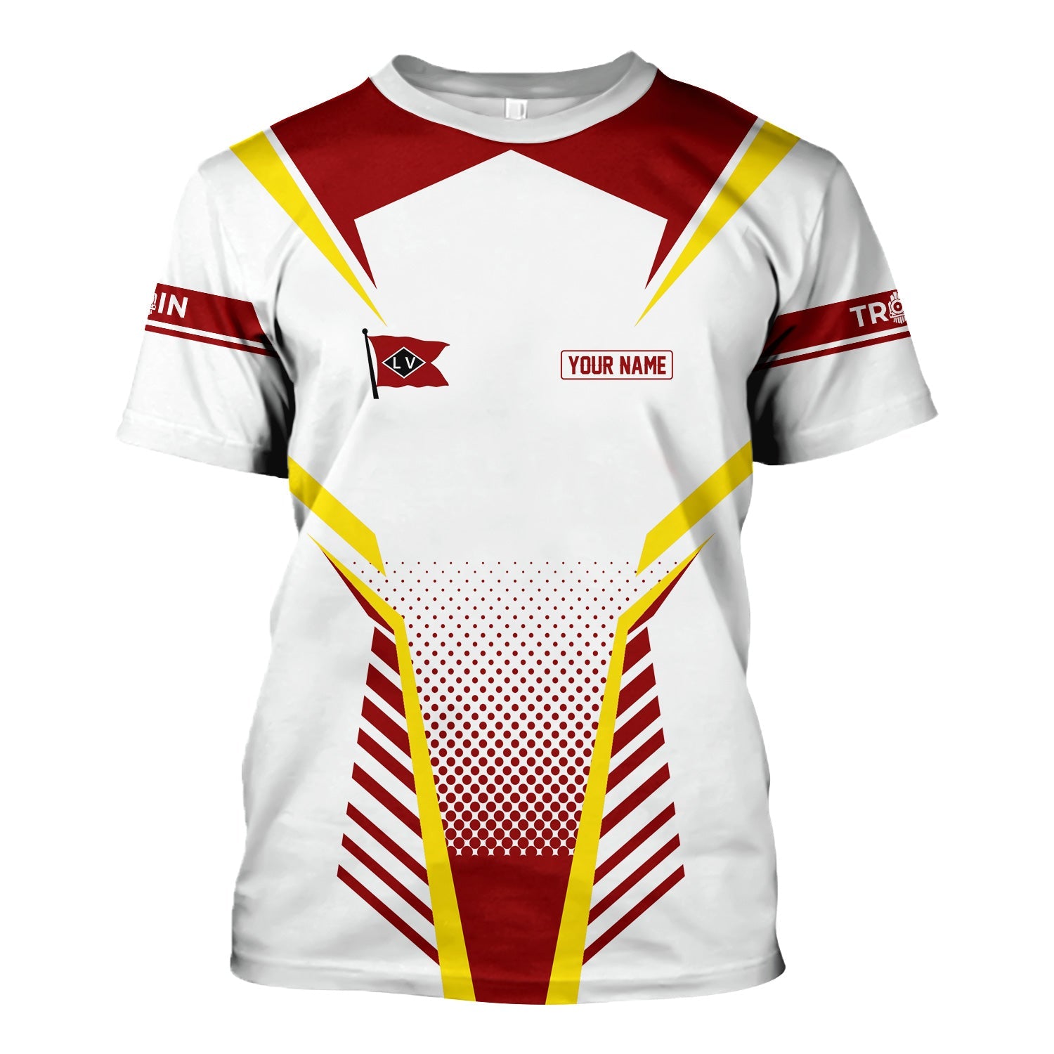 Railspirit Personalized Lehigh Valley Railroad T Shirt Unisex Train Shirt All Over Print