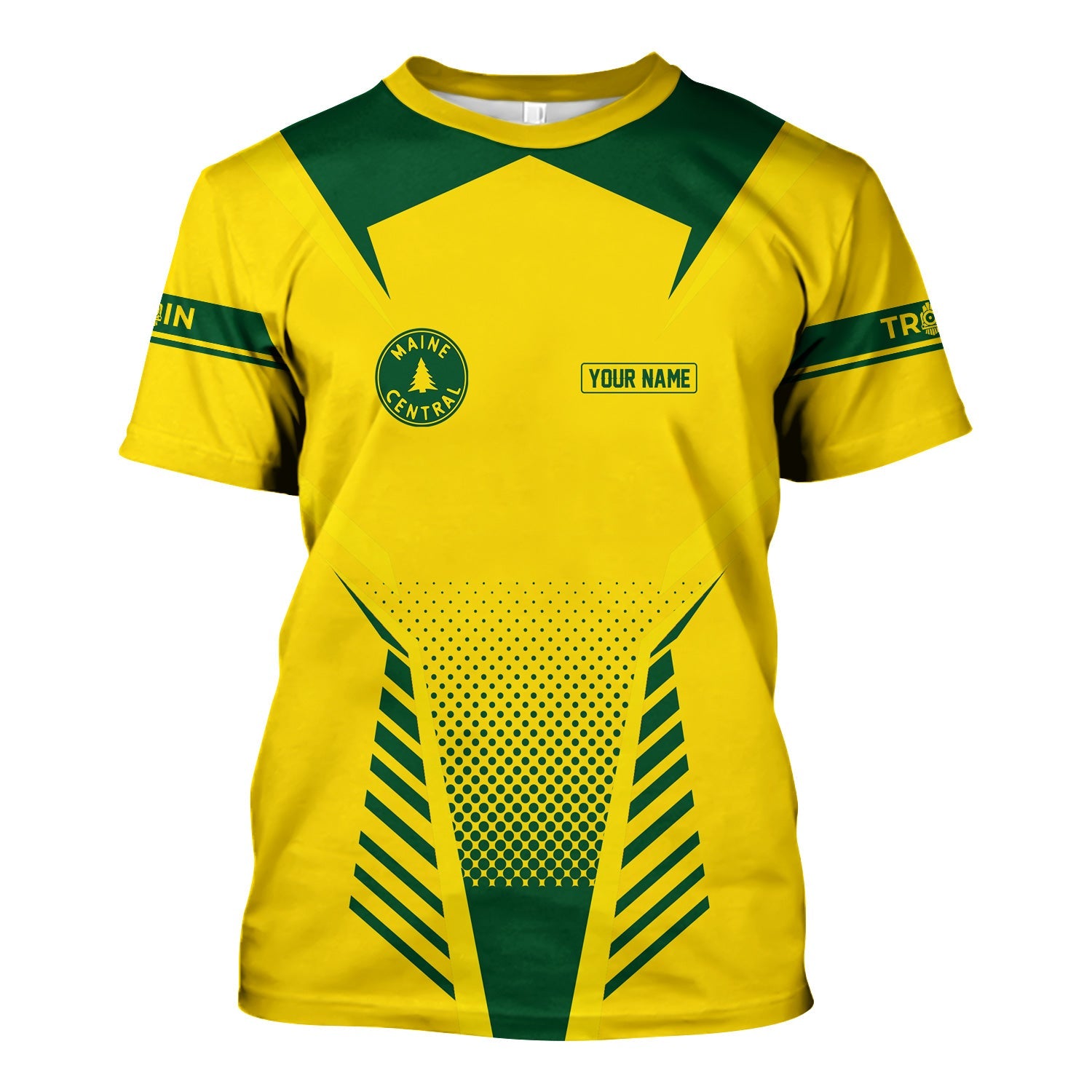 Railspirit Personalized Maine Central Railroad T Shirt Unisex Train Shirt All Over Print