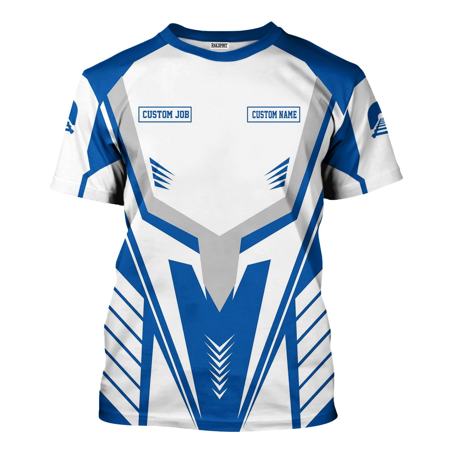 Railspirit Personalized Union Pacific Railroad T-Shirt Workwear-Inspired with Custom Position Big Boy Train Shirt