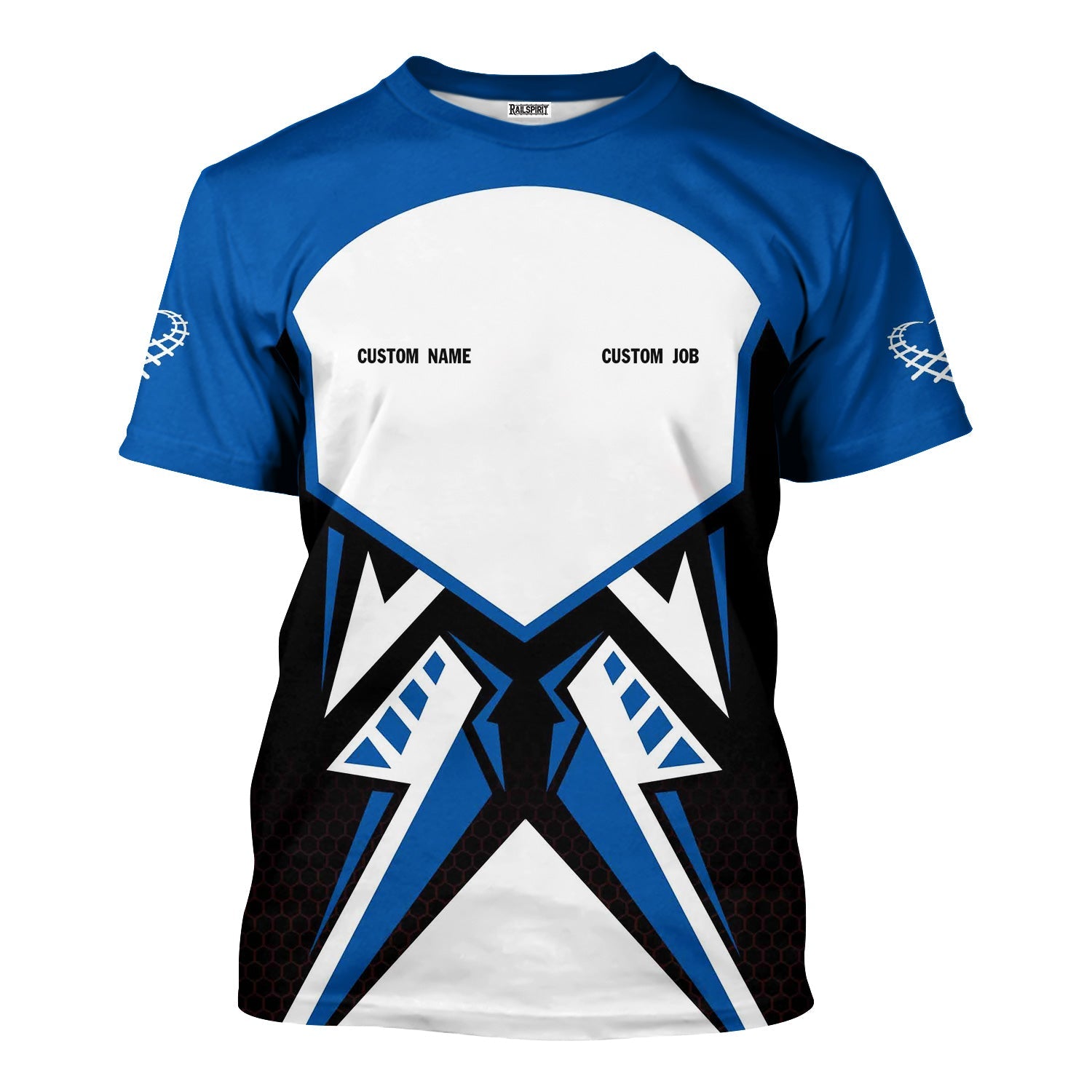 Railspirit Personalized Union Pacific Railroad T-Shirt Vibriant Style with Custom Position Big Boy Train Shirt