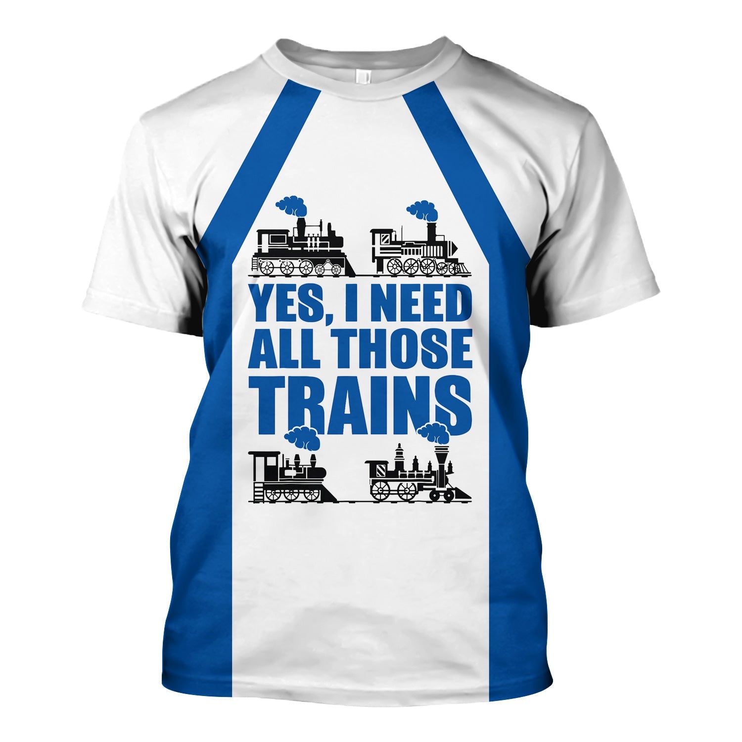 Railspirit Custom Name Union Pacific Railroad T Shirt Yes I Need All Those Train Big Boy Printed Shirt