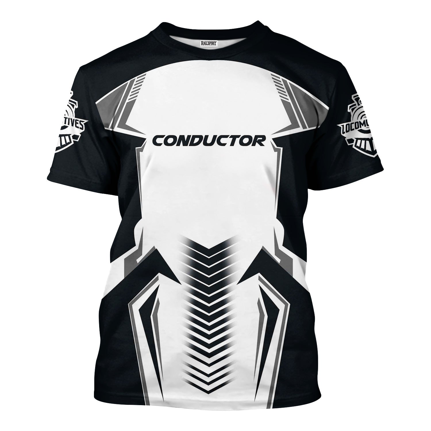 Railspirit Personalized Western Pacific Railroad T-Shirt Standout Style with Custom Position Train Shirt