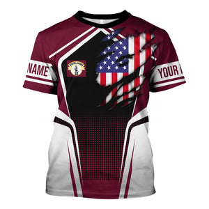 Railspirit Personalized Boston and Maine Railroad T Shirt American Eagle Vintage Train Shirt