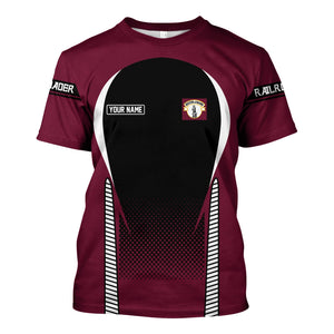 Railspirit Personalized Boston and Maine Railroad T Shirt Stress Is Caused By Not Having Enough Trains Shirt All Over Print