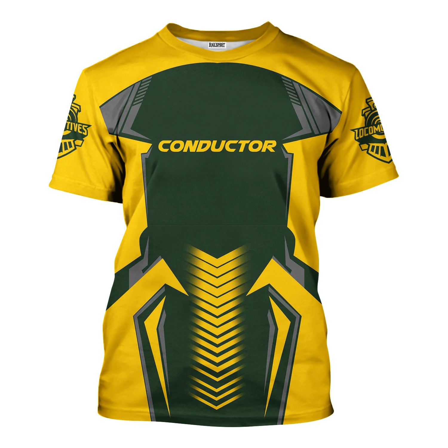 Railspirit Personalized New York, New Haven and Hartford Railroad T-Shirt Standout Style with Custom Position New Haven Railroad Train Shirt