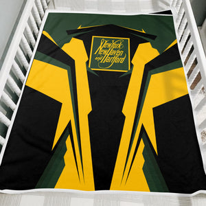 Railspirit Personalized New York, New Haven and Hartford Railroad Blanket New Haven Railroad Strong Line Train Blanket Gift Idea For Train Lover