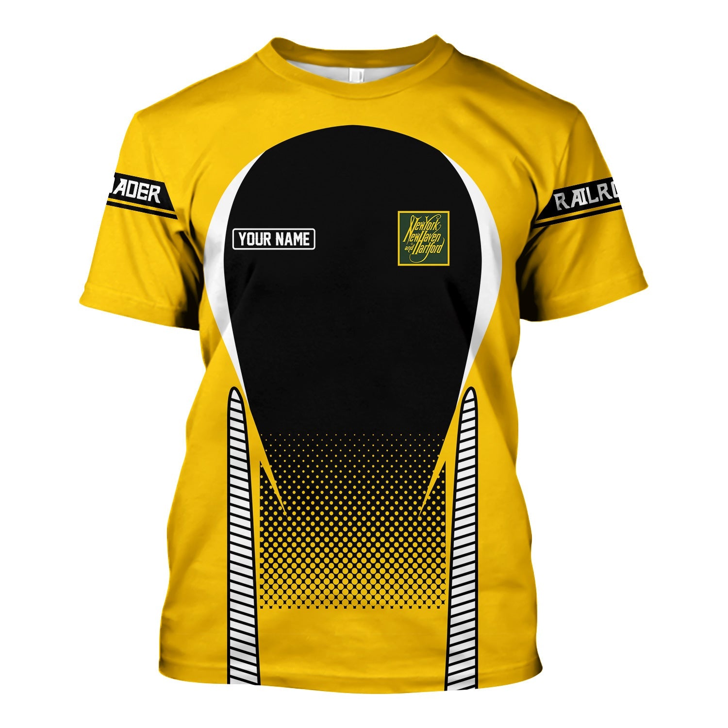 Personalized New York, New Haven and Hartford Railroad T Shirt Stress Is Caused By Not Having Enough Trains New Haven Railroad Shirt