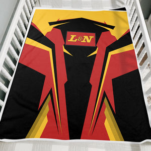Railspirit Personalized Louisville and Nashville Railroad Blanket L&N Strong Line Train Blanket Gift Idea For Train Lover