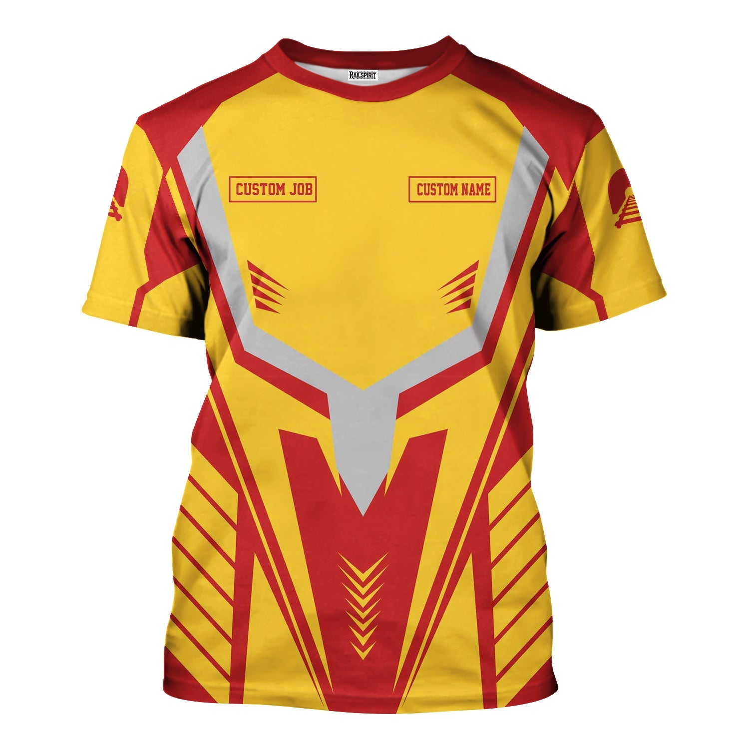 Railspirit Personalized Louisville and Nashville Railroad T-Shirt Workwear-Inspired with Custom Position L&N Train Shirt