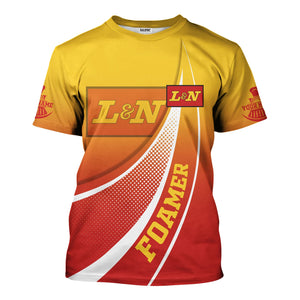 Railspirit Personalized Louisville and Nashville Railroad T-Shirt Railway-Themed Style L&N Shirt Gift Idea For Trainspotter
