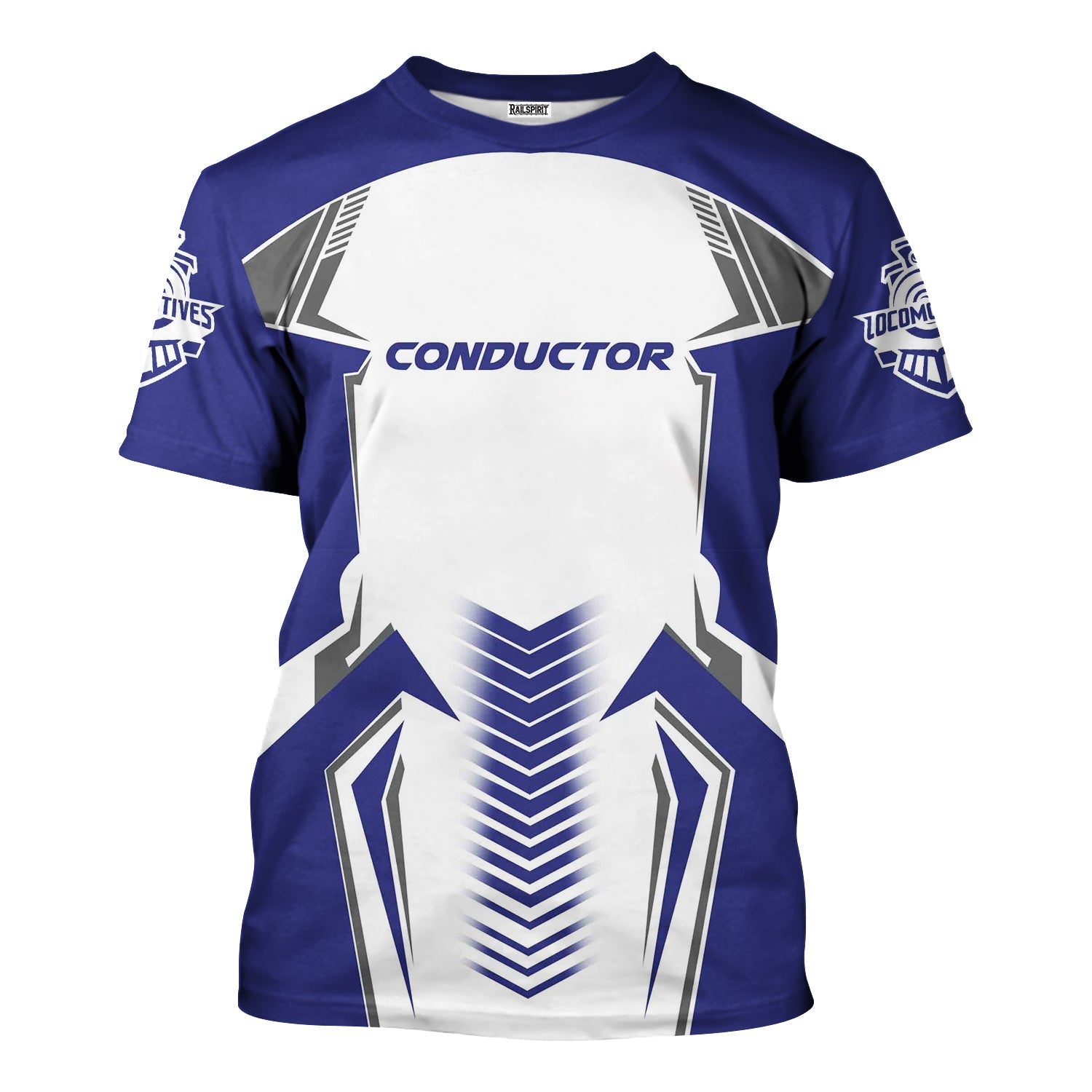 Railspirit Personalized New York, Chicago and St. Louis Railroad T-Shirt Standout Style with Custom Position Nickel Plate Road Train Shirt