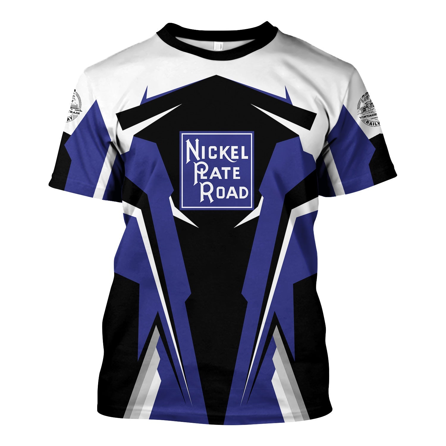 Railspirit Personalized New York, Chicago and St. Louis Railroad T Shirt Nickel Plate RoadStrong Line Style Train Unisex Shirt All Over Print