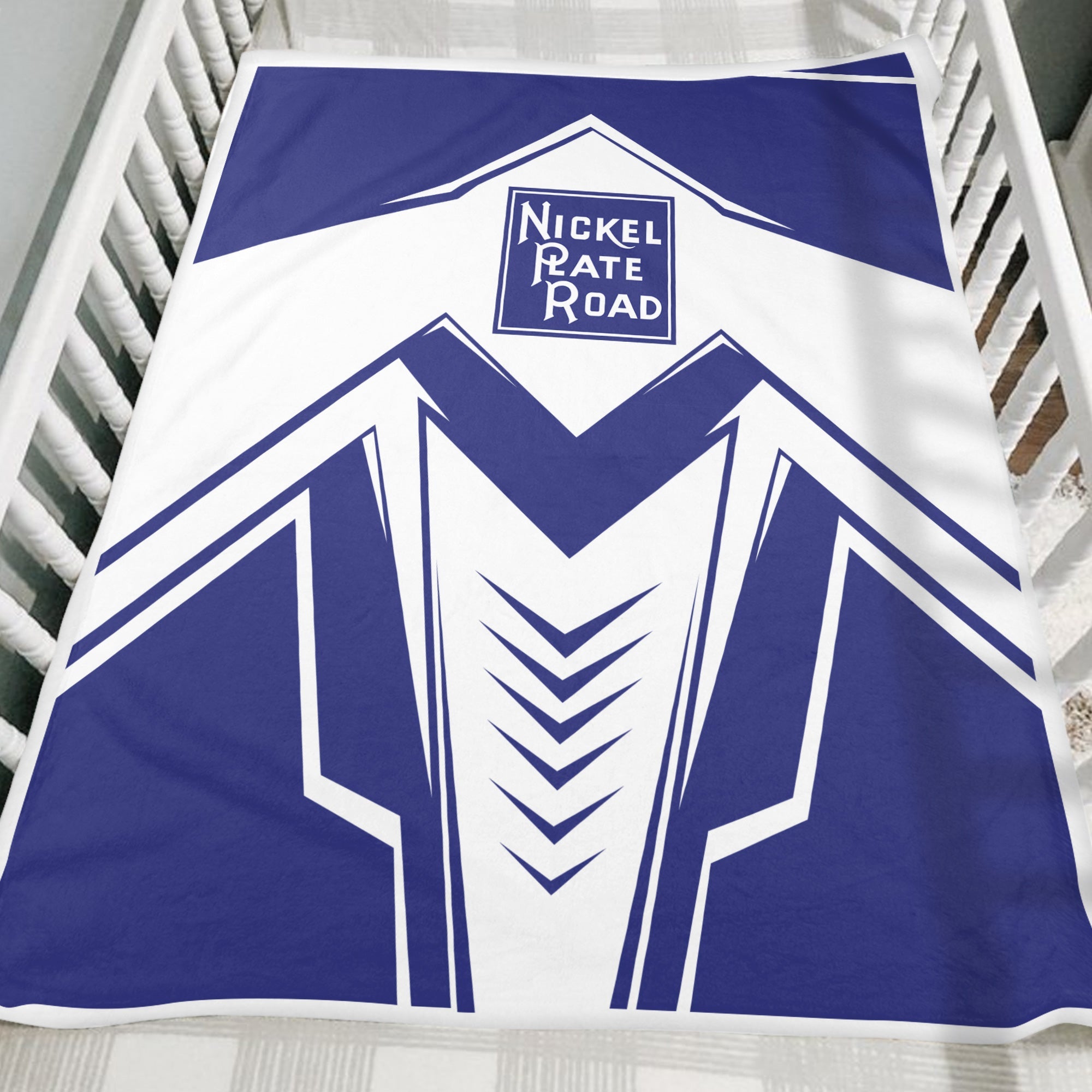 Railspirit New York, Chicago and St. Louis Railroad Blanket Railway Trainspotter Style Nickel Plate Road Blanket Gift Idea For Foamers