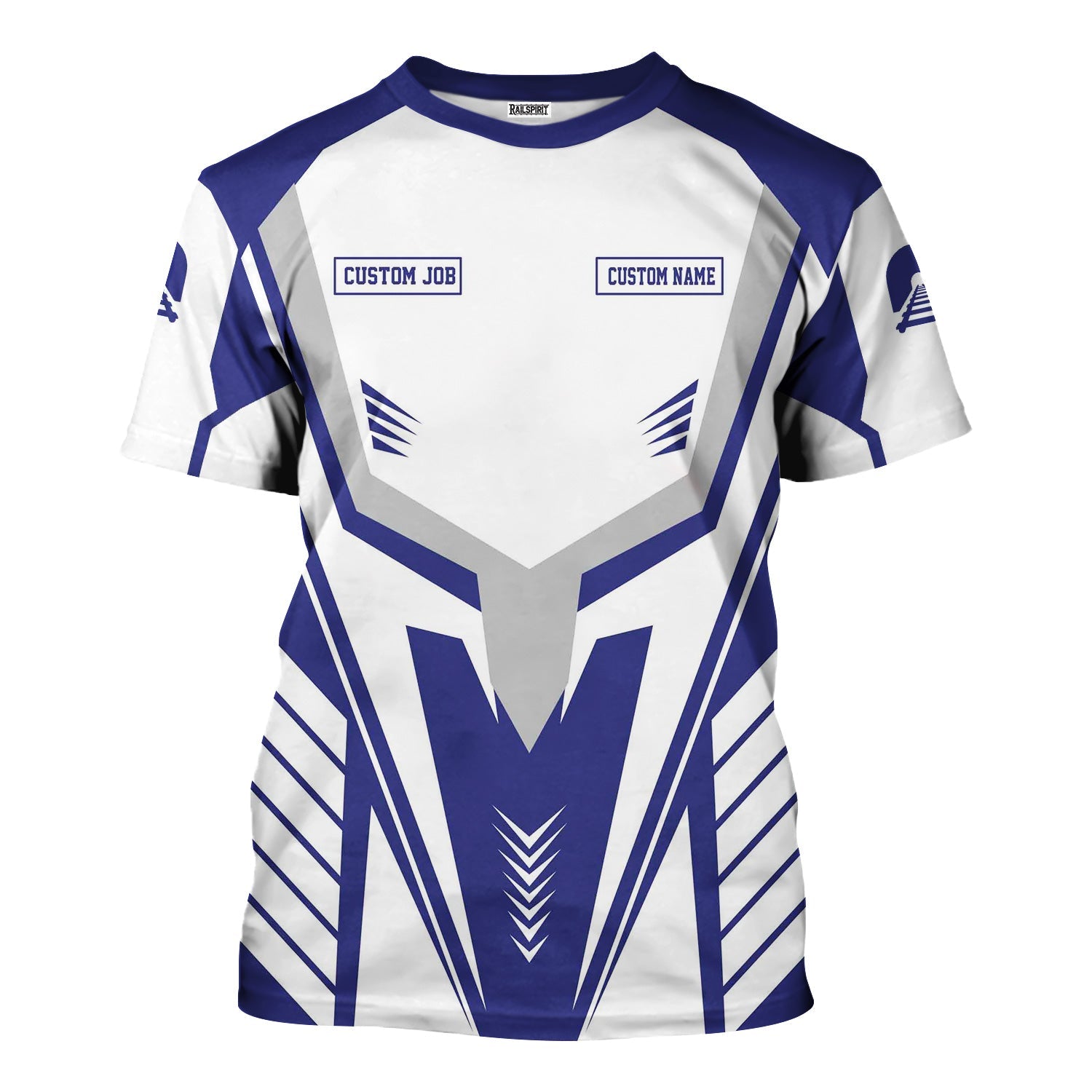 Railspirit Personalized New York, Chicago and St. Louis Railroad T-Shirt Workwear-Inspired with Custom Position Nickel Plate Road Train Shirt