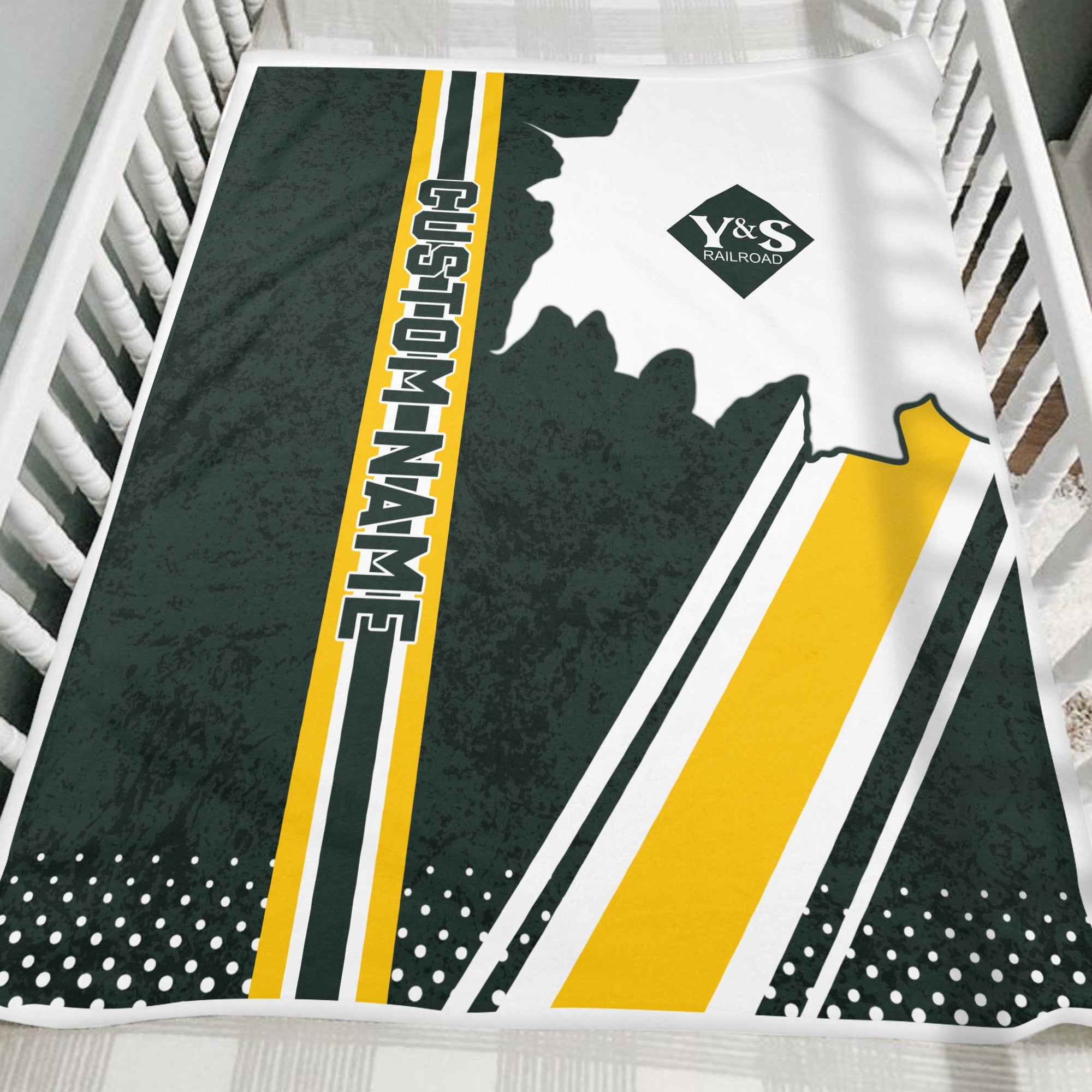 Railspirit Personalized Youngstown & Southern Railroad Blanket Vintage All Over Printed Blanket