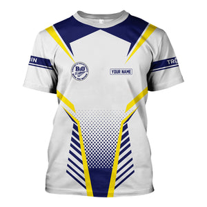 Railspirit Personalized B&O Great States Railroad T Shirt Unisex Train Shirt All Over Print